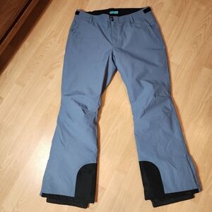 Roxy Blue Snow Pants Dryflight Lightly Insulated Women's Size Large Like New